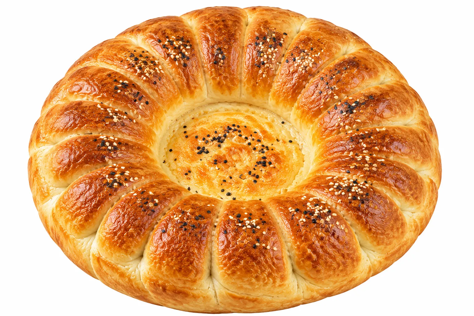 Uzbek Baraka Yog‘li Non 1.1kg (10 Pieces) – Traditional Uzbek Round Bread