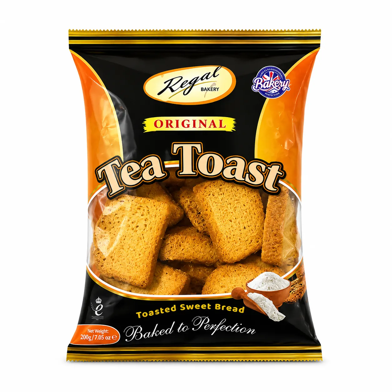 Regal Bakery Original Tea Toast – Toasted Sweet Bread 200g