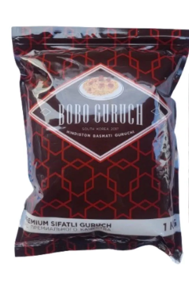 BOBO GURUCH Premium Basmati Rice 1kg | Long Grain Aromatic Rice | Authentic South Asian Rice