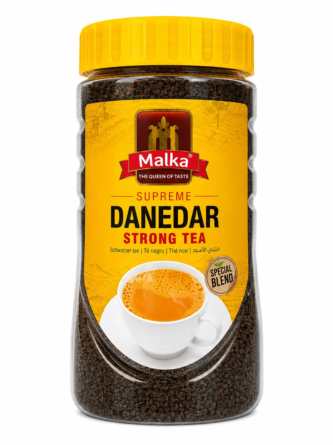 Malka Supreme Danedar Strong Black Tea – Special Blend 450g