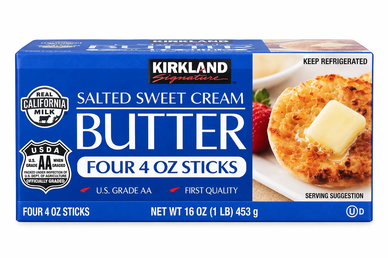 Kirkland Signature Salted Sweet Cream Butter – 453g
