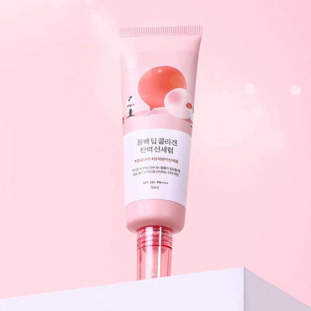 Round Lab Camellia Deep Collagen Firming Sun Serum